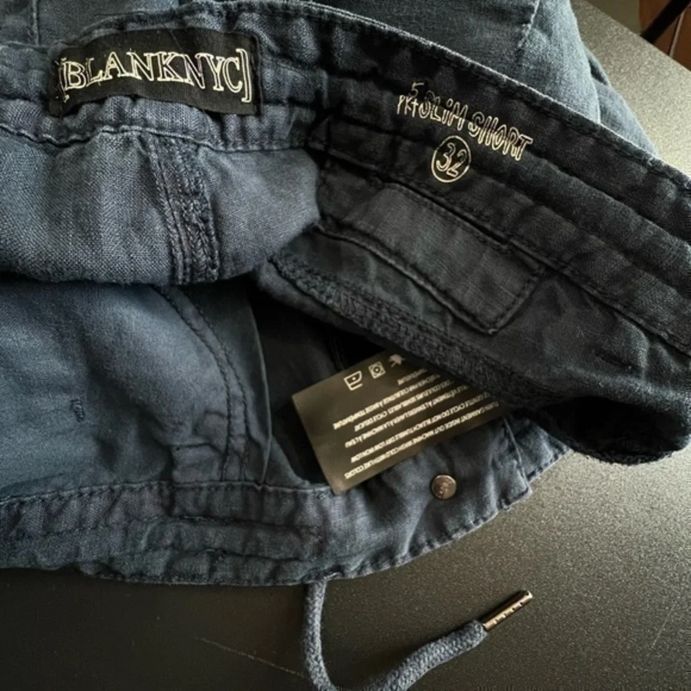 BLANK NYC 100% Linen Shorts